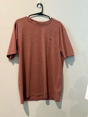 Travis Mathew Short Sleeve Crew T-Shirt - Rust/Brown